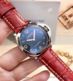 Panerai Luminor Marina Quartz Ladies Watch - SS Red Leather Strap_th.jpg